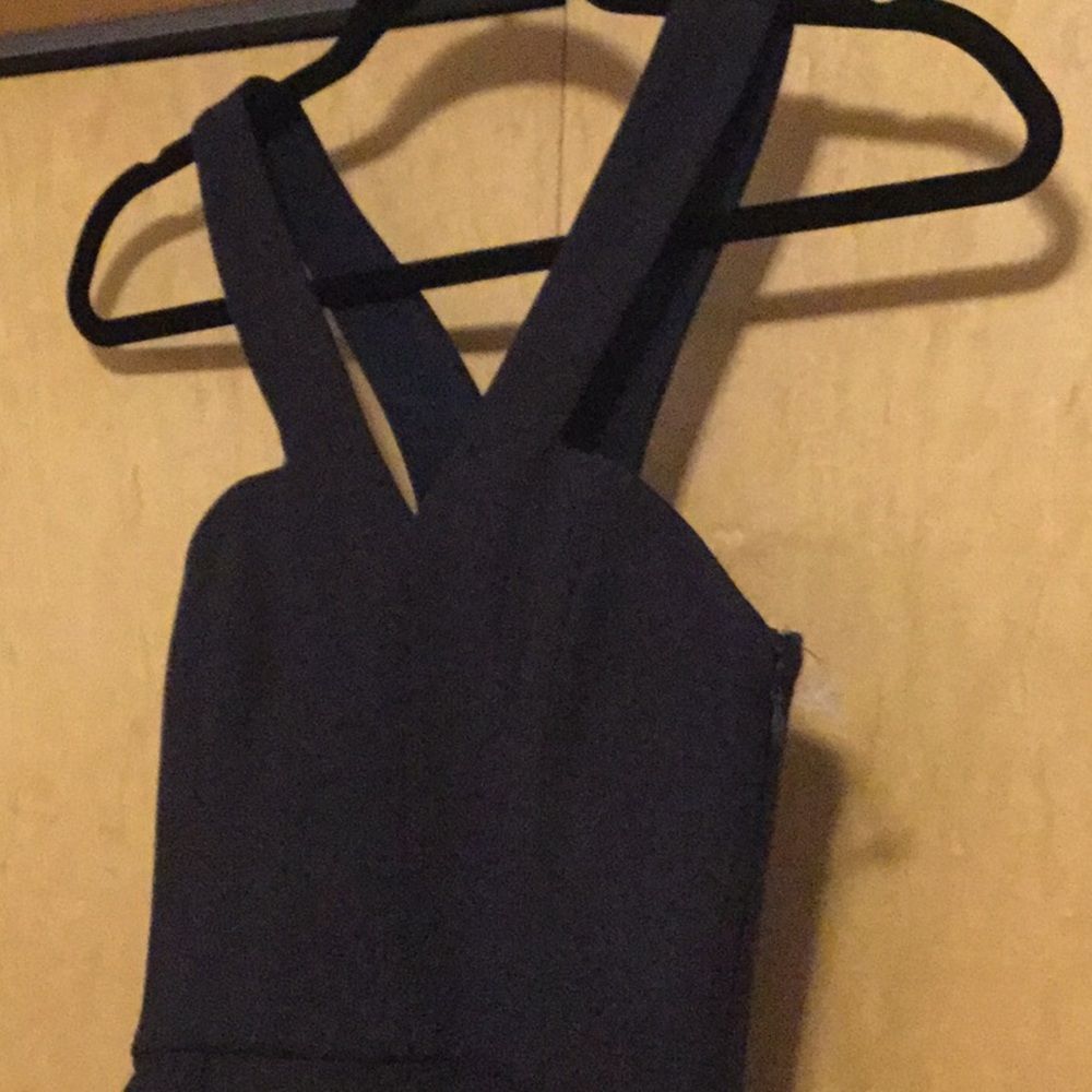 Ponti Halter Dress Asymmetrical Hem N NICHOLAS - Picture 4 of 8